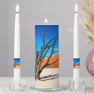 Dead tree in Deadvlei, Namibia Unity Candle Set