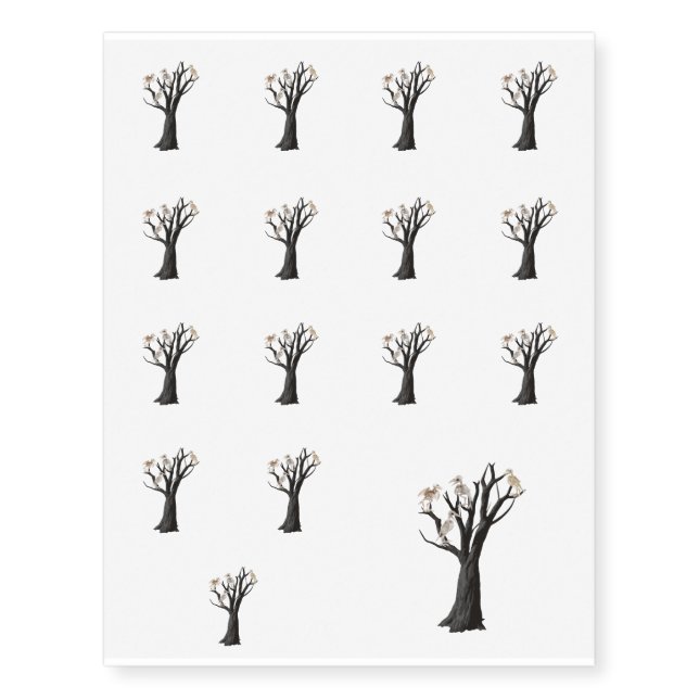 Dead tree temporary tattoos (Front)