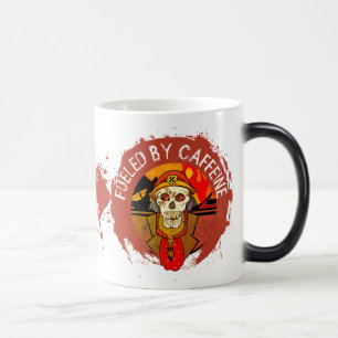 Dead Undead Zombie Caffeine Veteran Coffee Color Morph Mug