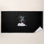 Dead Unicorn Skeleton Rainbow Artwork T-Shirt Beach Towel<br><div class="desc">Dead Unicorn Skeleton Rainbow Artwork T-Shirt</div>