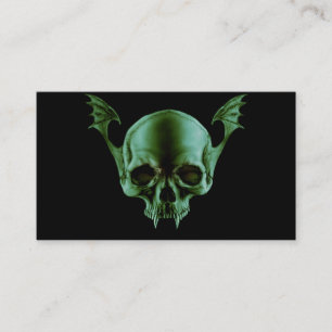Dead Vamp Skull Business Card