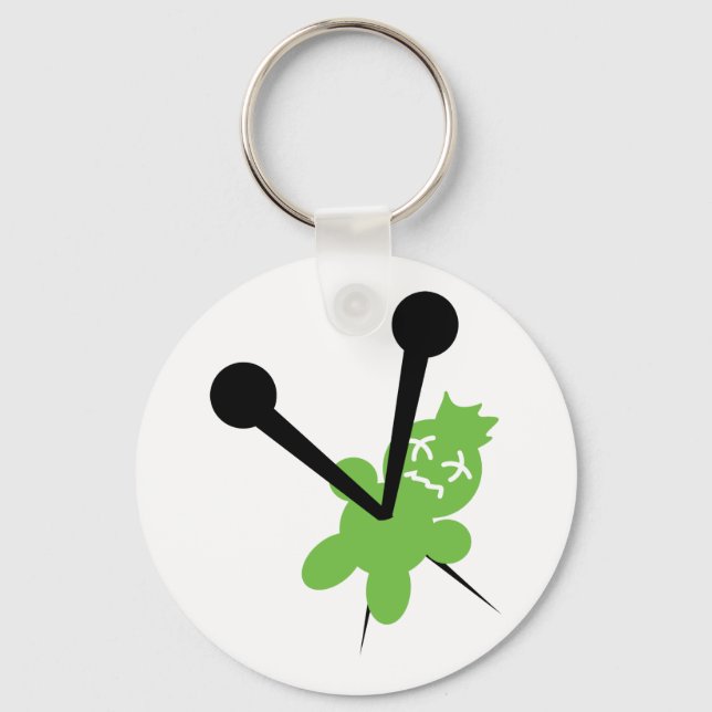 Dead Voodoo Doll Keychain (Front)