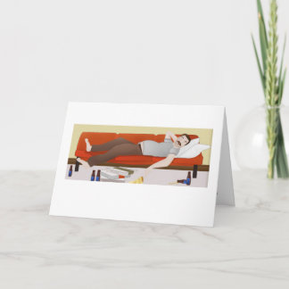 Deadbeat Dad Father's Day Card