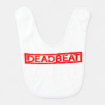 Deadbeat Stamp Baby Bib