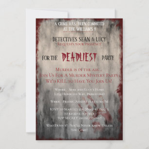 Deadliest Party Invitation