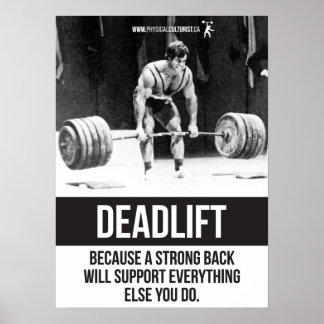 Deadlift Posters | Zazzle