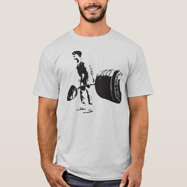 Deadlift Bodybuilding Powerlifting T-Shirt (Front)