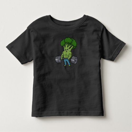 Deadlift Broccoli Gym Fitness Gift Bodybuilding Toddler T_shirt