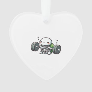 Deadlift Cute Turtle Classic T-Shirt Ornament