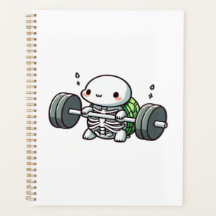 Deadlift Cute Turtle Classic T-Shirt Planner