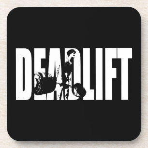 Deadlift - Gym Motivation Drink Coaster