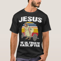 Deadlift Jesus I Christian Weightlifting Funny