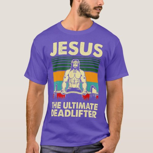 Deadlift Jesus I Christian Weightlifting Vintage W T_Shirt