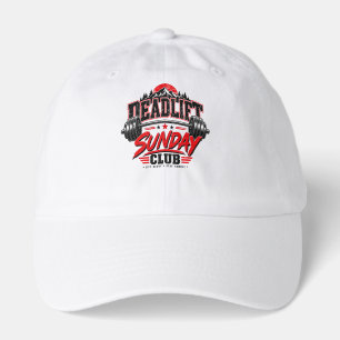 Deadlift Sunday Club Vintage Powerlifting Badge Hat