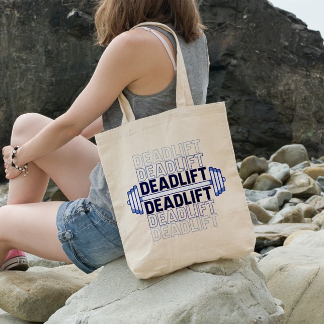 Deadlift Weightlifting Tote Bag (Creator Uploaded)