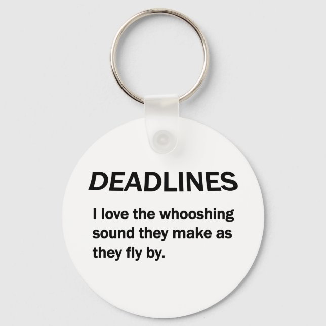 DEADLINES KEYCHAIN (Front)