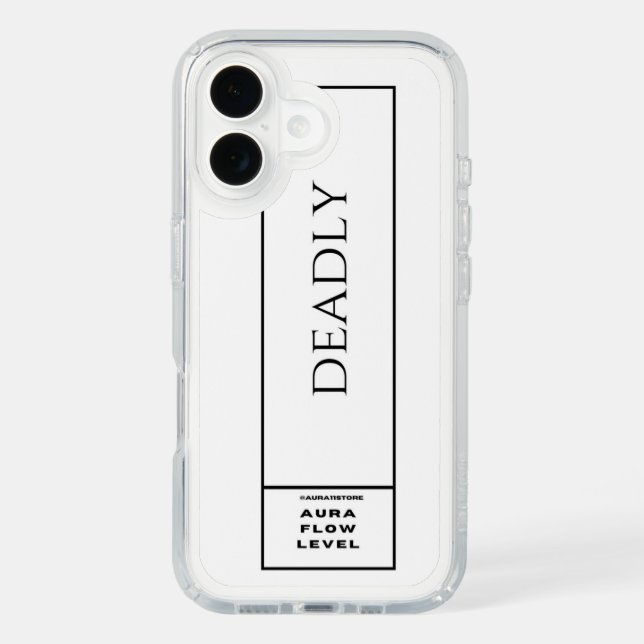 DEADLY - Aura11 Flow Level iPhone 16 Case (Front)