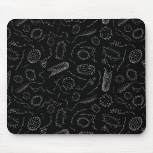 Deadly Diseases Pattern Mouse Pad