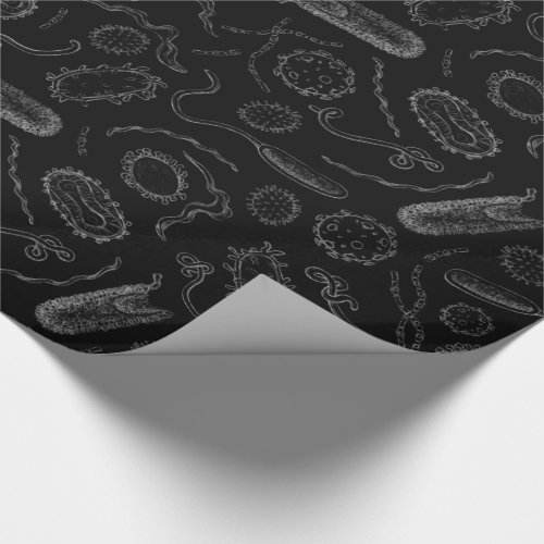 Deadly Diseases Pattern Wrapping Paper