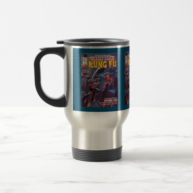 Deadly Hands 5 Travel Mug (Left)