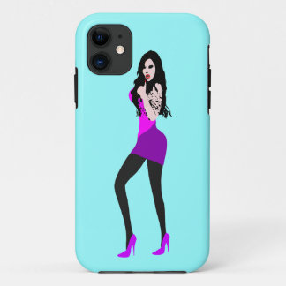 ♔♥°•Deadly Hot Vampire Girl iPhone 5 Case•°♥♔ iPhone 11 Case