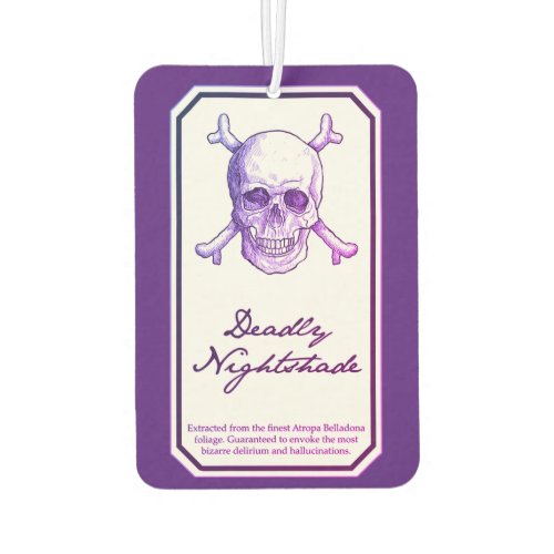 Deadly Nightshade Air Freshener