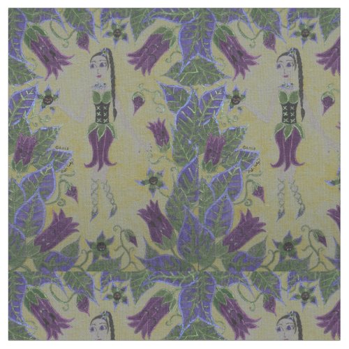 Deadly Nightshade Faerie Pretty Poisons 1 Fabric