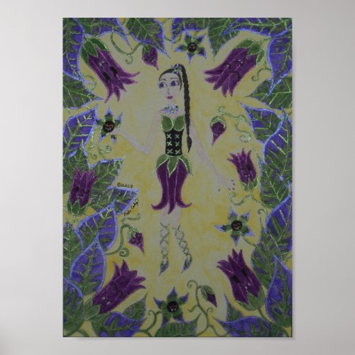 Deadly Nightshade Faerie Pretty Poisons 1 Poster