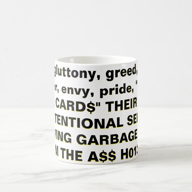 Deadly Sins Coffee Mug (Center)