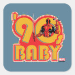 Deadpool | 90&#39;s Baby Square Sticker