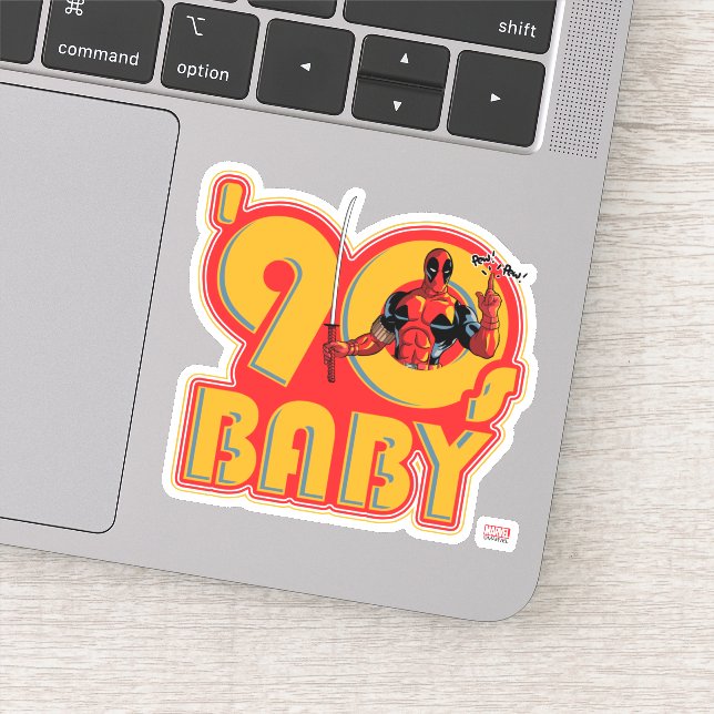 Deadpool | 90's Baby Sticker (Detail)