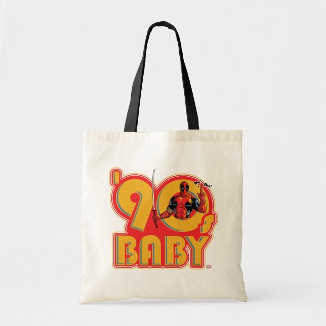 Deadpool | 90's Baby Tote Bag (Front)