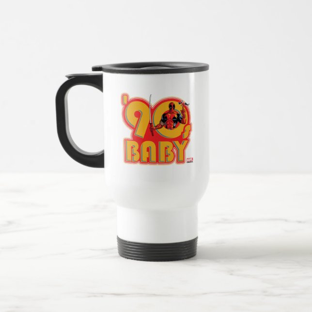 Deadpool | 90's Baby Travel Mug (Left)