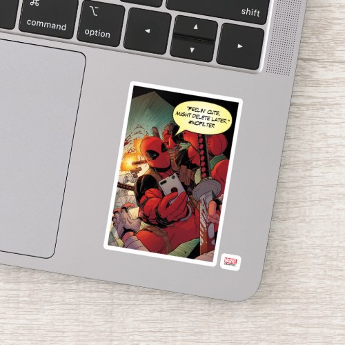Deadpool Action Selfie Sticker