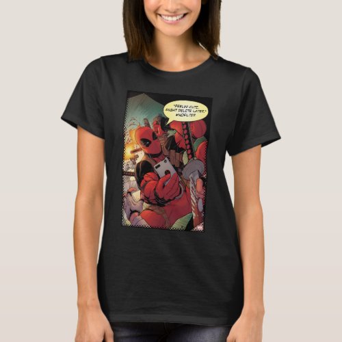 Deadpool Action Selfie T_Shirt