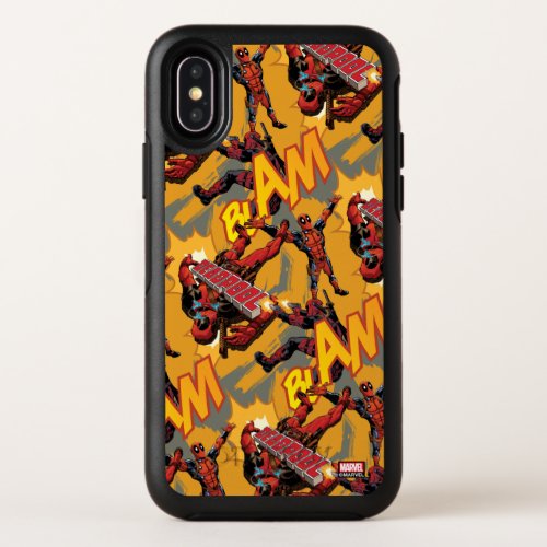 Deadpool Blam Pattern OtterBox Symmetry iPhone XS Case