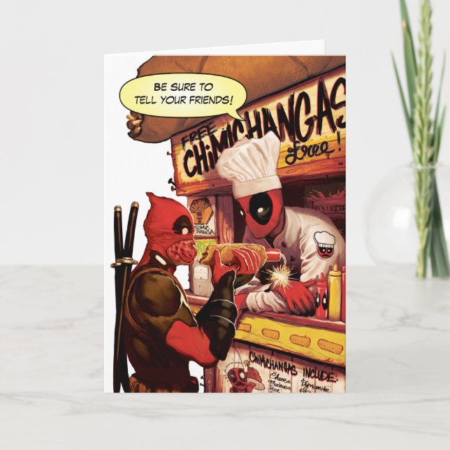 Deadpool Chimichanga Trap Card (Front)