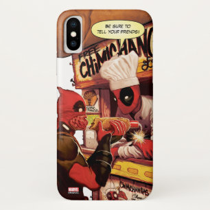 Deadpool Chimichanga Trap iPhone X Case