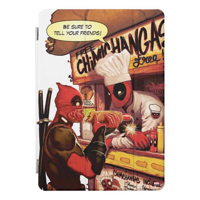 Deadpool Chimichanga Trap iPad Pro Cover (Front)