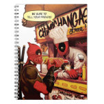 Deadpool Chimichanga Trap Notebook at Zazzle