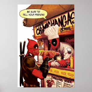 Deadpool Chimichanga Trap Poster