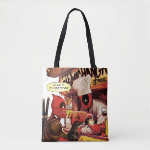 Deadpool Chimichanga Trap Tote Bag