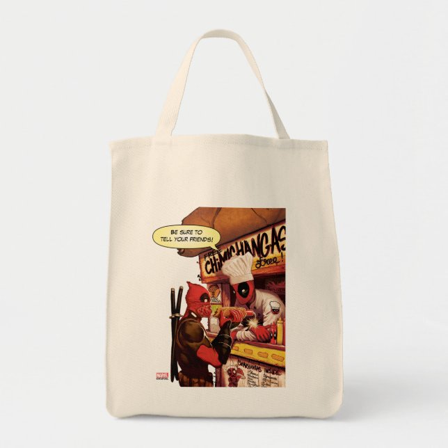 Deadpool Chimichanga Trap Tote Bag (Front)