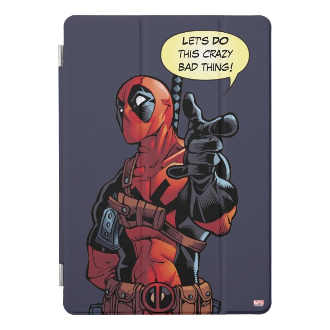 Deadpool Closeup Pointing iPad Pro Cover (Front)