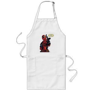 Deadpool Closeup Pointing Long Apron