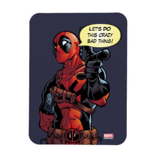 Deadpool Closeup Pointing Magnet