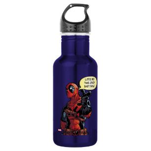 Deadpool Closeup Pointing Stainless Steel Water Bottle