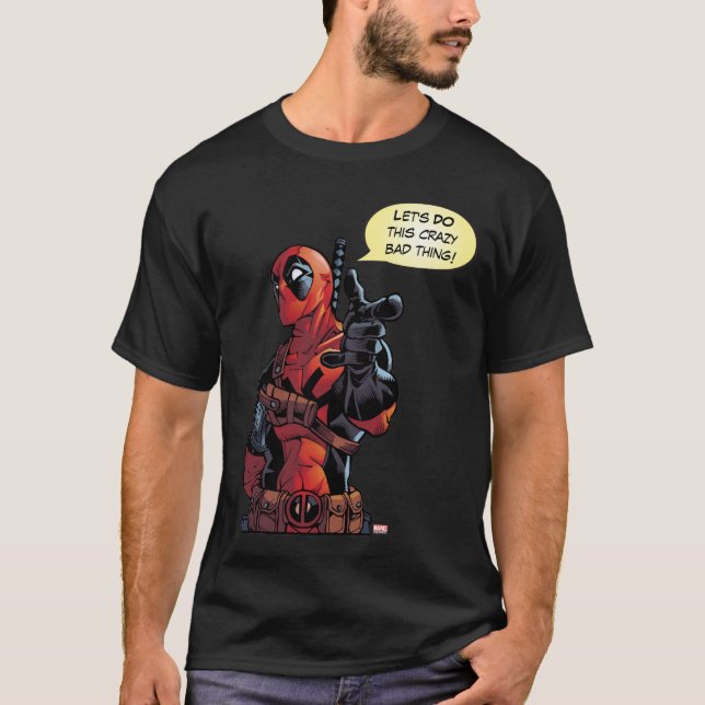 Deadpool Closeup Pointing T-Shirt (Front)