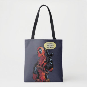 Deadpool Closeup Pointing Tote Bag
