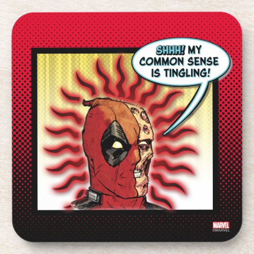 Deadpool Common Sense Beverage Coaster